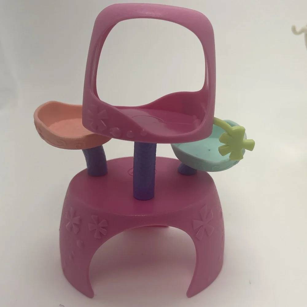 Littlest Pet Shop Magic Motion Yellow Bathtub Triplet Cat Condo Chinchilla Cage